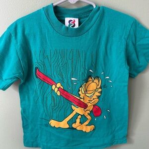 Teal Graphic Kids T-Shirt